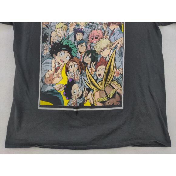 My Hero Academia Womens Graphic T Shirt Funimation Size L Black Anime - Picture 4 of 11